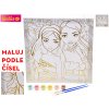 Mikro trading Besties Malování na plátno podle čísel 30 x 30 cm