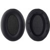 Náhradné Náušníky pre Sony WH-1000XM3, Pamäťová pena + PU Koža, Čierne, 1 pár