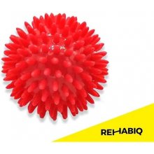 Rehabiq Masážna lopta ježko červený, 8 cm