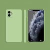 AppleKing silikónový ochranný kryt s rovnými hranami pre iPhone 11 - zelený - možnosť vrátiť tovar ZADARMO do 30tich dní