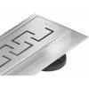 Mexen Flat M15 odtokový žľab 80 cm, chrómová - 1024080-15