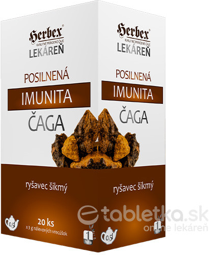 HERBEX Posilnená imunita ČAGA 20 x 3 g