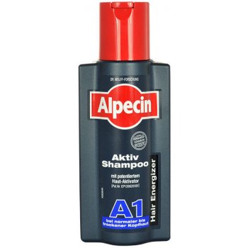 Alpecin Hair Energizer Aktiv Shampoo A1 aktivačný šampón pre normálnu až suchú pokožku hlavy 250 ml