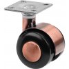 Walteco Dizajnové nábytkové koliesko, priemer 40mm, otočné s platničkou, nosnosť 40 kg , 2838