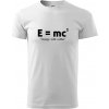 e = mc2 - coffee milk - Klasické pánske tričko vyššej gramáže - 4XL ( Biela )