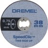DREMEL Príslušenstvo - Rezný kotúč, tenký, priemer 38 mm, 5 ks 2615S409JB