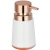 MSV dávkovač mýdla LENA, bílý, měděný, plast, 280 ml (143435)