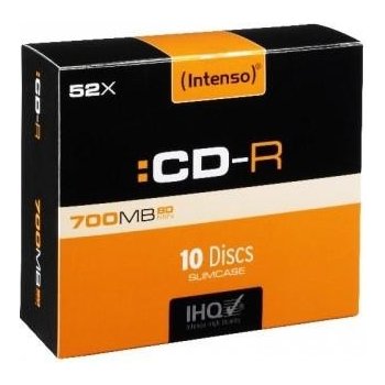 Intenso CD-R 700MB 52x, 10ks