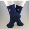 Dámske ponožky s delfínom - 39-42 / tmavomodrá