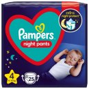 Pampers Night Pants 4 25 ks