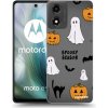 Picasee silikónový čierny obal pre Motorola Moto E14 - Spooky season 2
