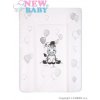 Prebaľovacia podložka mäkká New Baby Zebra biela 70x50 - Biela