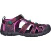 Keen dievčenské sandále SEACAMP II CNX YOUTH fialová,vínová tmavo zelená čierna