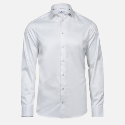 Tee Jays pánska košeľa 2-ply slim fit biela