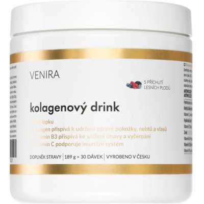 Venira Kolagénové drinky Lesné plody pre krásne vlasy, pleť a nechty príchuť Wildberry 189 g