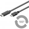 PremiumCord Kabel USB 3.1 konektor C/male - USB 2.0 konektor Micro-B/male, 1m