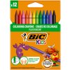 Voskovky pre deti BIC Kids Plastidecor, balenie 12 kusov