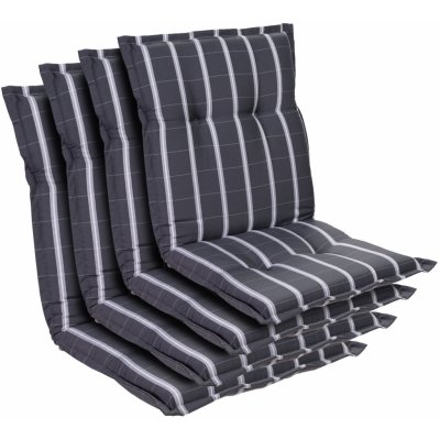 Blumfeldt Prato, čalúnená podložka, podložka na stoličku, podložka na nižšie polohovacie kreslo, na záhradnú stoličku, polyester, 50 × 100 × 8 cm (CPT10_10221400-4_)