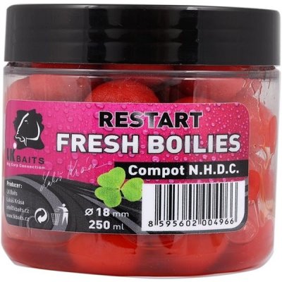 LK Baits Fresh Boilie Restart Compot NHDC 18 mm 250 ml