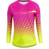 FORCE dres MTB ANGLE dámsky dlhý rukáv, ružovo-fluo Zvoľte Variant: XS