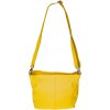 NovaKabelka.sk Batilda Gialla Canarino kožená talianska crossbody kabelka žltá
