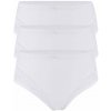 Markéta bavlnené nohavičky s čipkou - 3bal 3XL biela