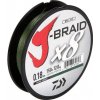 Daiwa Splietaná Šnúra J-Braid Dark Green 300 m-Priemer 0,13 mm / Nosnosť 8 kg