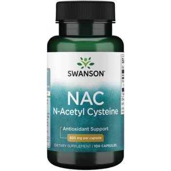 Swanson NOW NAC N-Acetyl-L-Cystein 600 mg 100 kapsúl od 11,99 € - Heureka.sk