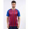 SHIRT TRATTO INTERLOCK AZZURRO/ROSSO Tg. XS