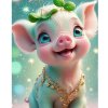 Diamantový obraz Prasiatko pre šťastie