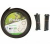 Bradas Neviditeľný obrubník 2v1 10 m x 50 mm, čierna (vrátane klincov)