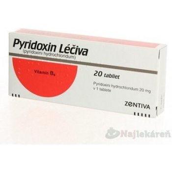 Pyridoxin Léčiva tbl.20 x 20 mg