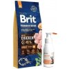 BRIT Premium By Nature Adult M 15kg & prípravok na starostlivosť o uši pre psov 75 ml