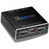 Ezcoo HDMI 2.0 rozbočovač 1x2 4K 60Hz s EDID a downscalerom