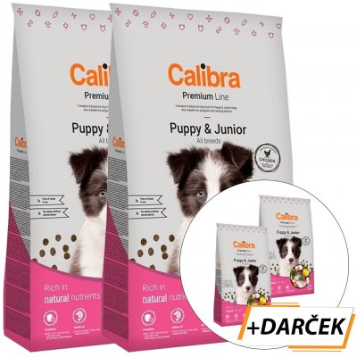 Calibra Dog Premium Line Puppy & Junior 2 x 15 kg