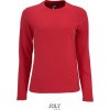SOL'S | Imperial LSL Women, Dámske tričko s dl. rukávom, červená, M
