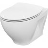 Wc s doskou softclose závesné Cersanit Moduo so zadným odpadom K701-147-ECO