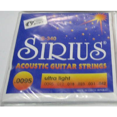 Gor Sirius S 340 sada - kovové struny pro akustickou kytaru...