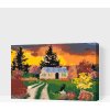 Vymalujsisam.sk Maľovanie podľa čísiel - Dom v prírode Veľkosť: 40x60cm, Rám: Na kartónovej doske