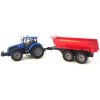 Alltoys Traktor s valníkom modrý