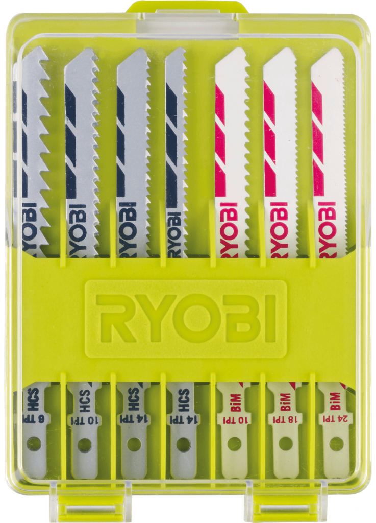 Ryobi RAK10JSB 10ti dílná sada pilových plátků pro přímočaré pily