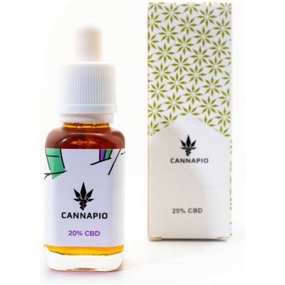 CBD Tinctura Cannapio 20 % prírodný full-spectrum olej 30 ml