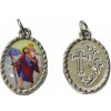 Medailón: svätý Krištof - farebný - 400/6573