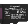 Kingston MicroSDXC karta 512GB Canvas Select Plus, U3, V30, A1