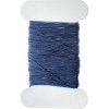 Shamballa šnúrka 0,5 mm, tmavá modrá 1 m