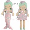 Bábika DeCuevas 20041 Plyšová bábika 2v1 OCEAN FANTASY 36 cm s kolískou (4897022200411)