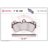 Sada brzdových platničiek, vždy 4 kusy v sade BREMBO P 85 069 (P85069)