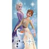 Osuška Disney Frozen Ľadové Kráľovstvo Olaf a Sestry, plážová osuška 70x140 cm