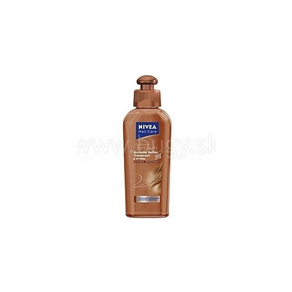 Vlasová regenerácia Nivea Hair Care Brilliant Brown reflexná bezoplachová kúra pre hnedé vlasy 150 ml