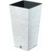 Prosperplast kvetináč Furu Square bielý 29,5 cm